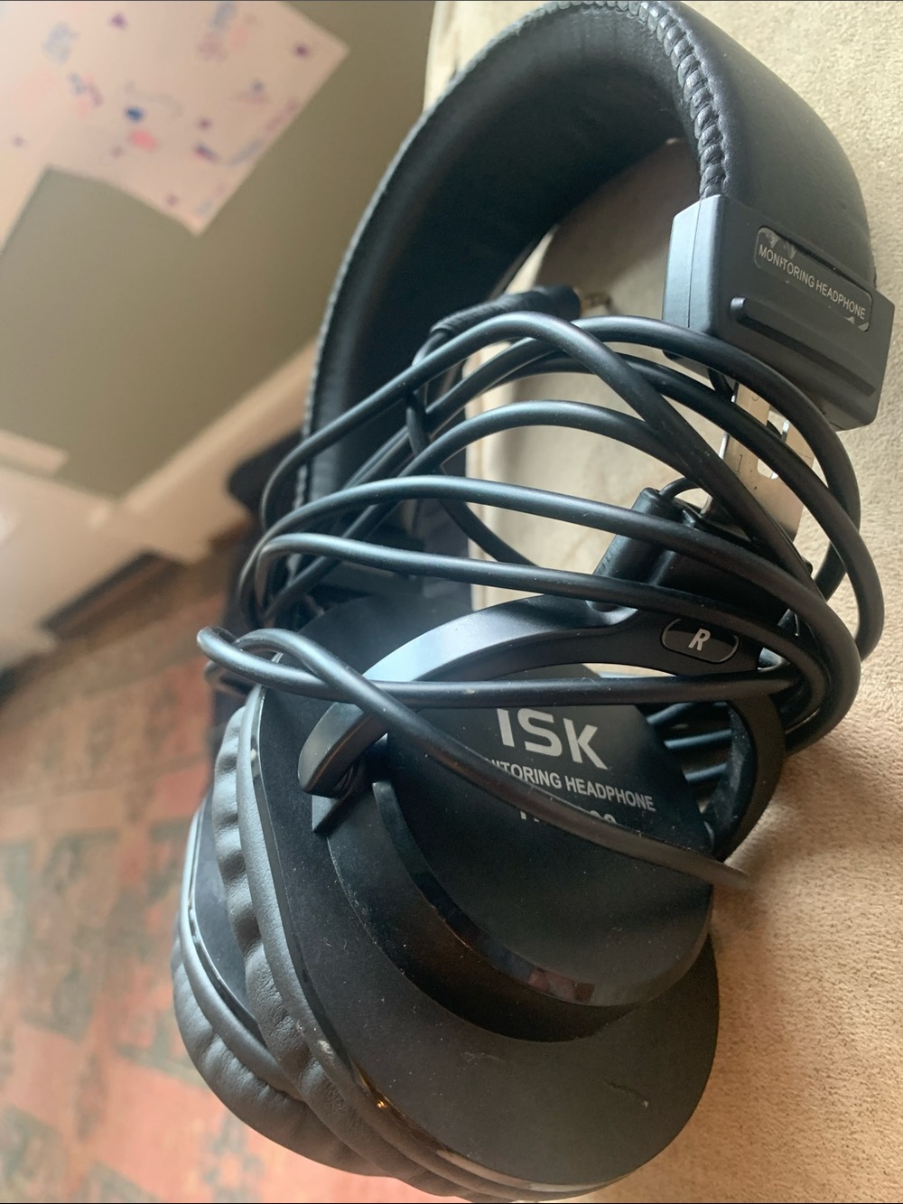ISK HP 2000 Black Over-Ear Monitoring Headphones